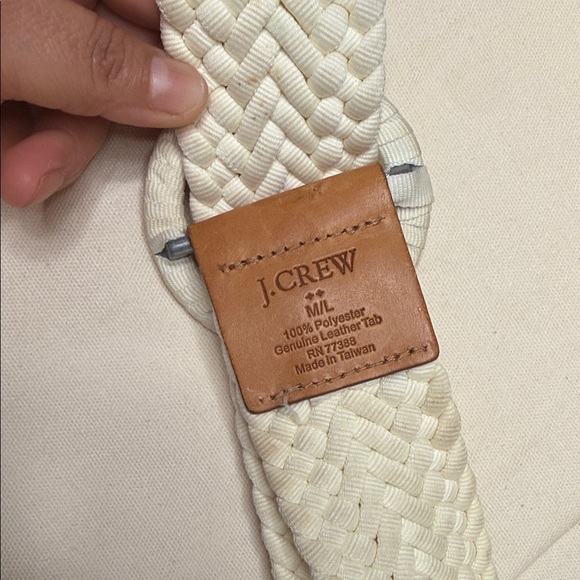 J. Crew Ivory Braided Belt - Picture 2 of 2